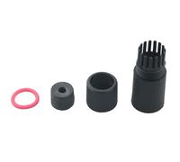 ZCZQC Set di 4 cavi di sicurezza RJ45 con testa in cristallo, 4,4 x 2 cm, per telecamera di rete esterna, impermeabile, protezione CCTV, cavo pigtail nero