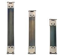 ZCZQC Telaio flessibile interno 12 pezzi 3Size metallo interno Flex bacio fermagli clip molla ganci borse cerniere per fai da te artigianato portamonete borsa argento