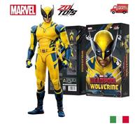 ZD Toys DEADPOOL & WOLVERINE Action Figure Eroi Supereroi MARVEL snodabile 18cm