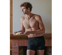 zd ZERO DEFECTS Boxer 'Helios fly front boxer' nero Uomo zd ZERO DEFECTS XXL