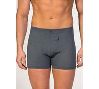 zd ZERO DEFECTS Boxer 'Helios fly front boxer' grigio scuro Uomo zd ZERO DEFECTS S