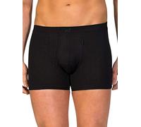 ZD ZERO DEFECTS Boxer Soya Fly front Disponibile taglie grandi, Nero , 76 6XL