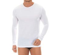 zd ZERO DEFECTS Maglietta intima 'Long-Sleeved T-Shirt Egyptian Cotton' bianco Uomo zd ZERO DEFECTS S-M