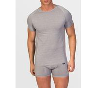 zd ZERO DEFECTS Maglietta intima 'Crew-neck T-shirt Egiptian cotton' grigio Uomo zd ZERO DEFECTS S-M