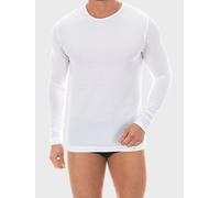 zd ZERO DEFECTS Maglietta intima 'Long-Sleeved T-Shirt Egyptian Cotton' bianco Uomo zd ZERO DEFECTS S-M