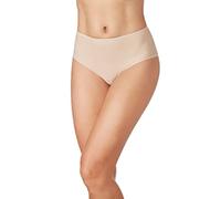 ZD ZERO DEFECTS Mutandina alta Aurora | Cotone biologico premium | Prodotto in Spagna | Confeczione artigianale, beige, L
