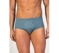 zd ZERO DEFECTS Slip 'Saturno Soya fly Front Brief' blu denim Uomo zd ZERO DEFECTS L