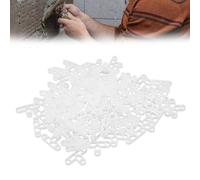 ZDAGELD 100 Distanziatori per Piastrelle Cave Tipo T da 10 Mm, Separatore per Muro di Mattoni a 3 Vie, Pratici Strumenti di Pavimentazione per Pannelli di Pavimentazione e Lavori di