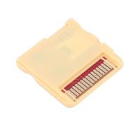 ZDAGELD Cartuccia di Gioco Adatta per, Lettura e Scrittura Veloce, Dispositivo di Backup Portatile per 3DS, NDSL, MD, GB, GBC, FC, PCE con Supporto per Scheda di Memoria 128G (Set WOODHK giallo)