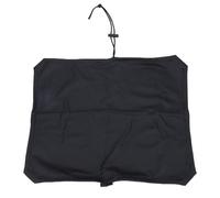 ZDAGELD Copertura Elastica per Bagagliaio Impermeabile, Copertura per Casco con Rete di Carico con 6 Ganci, Nera 15,75x19,69 Pollici per, Pelle PU + Tessuto Elastico Composito, 6