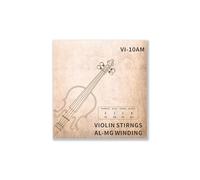 ZDAGELD Corde per Violino in Alluminio e Magnesio, estremità a Sfera Dai Toni Brillanti per Violino 4/4 3/, Nucleo Avvolto in Acciaio Inossidabile con Nuclei Importati, Risposta