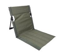 ZDAGELD Sedia da Spiaggia Pieghevole, Sedia da Terra Leggera con Supporto per la Schiena - Tappetino da Campeggio Portatile per Adulti, Oxford Compatto 600D per Festival Ed Escursioni (OD Verde)