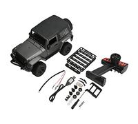 ZDAGELD Veicolo su Strada RC a Larga Scala, 260 Motori da 2,4 GHz 4wd Silver Grey RC con Luci a LED, Adatte a Strade Robuste Interne Ed Esterne Che Conquistano le Strade e gli Ostacoli (Con