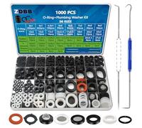 ZDBB 1000 pezzi di rondelle di gomma O Ring Kit per rubinetto idraulico tubo dell'acqua rondelle tubo da giardino soffioni doccia riparazione guarnizione e aria o connessioni del gas