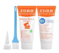 ZDBB Lubrificante alimentare per mixer Kitchen NSF H1 Lubrificante per attrezzature alimentari Grasso per macchine da caffè, previene l'usura e la ruggine, confezione da 2 flaconi da 1 oz