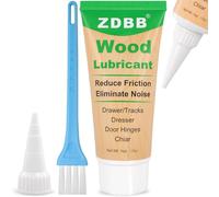 ZDBB Pasta lubrificante a base di cera per cassetti in legno Door Lubrificante resistente all'usura Elimina il rumore Allenta il cassetto Grasso per mobili in legno, confezione da 1 oz
