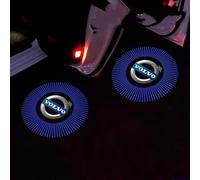 ZDDFCVB 4 Pezzi Luci Proiettore Porta per Volvo XC60 I 2013-2017, Auto Illuminazione D'ingresso, Auto Logo Proiettore di Ricambio, Facile da Installare,A