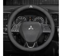 ZDDFCVB Coprivolante Auto per Mitsubishi Outlander Samurai 2013-2019, Accessori Auto Interno Assorbe Sudore Coprivolanti, Inodore, Facile installare,B