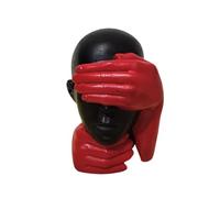 ZDDOUS Scultura astratta moderna della resina, decorazione domestica, ornamento da scrivania, mestiere dell'entrata dell'ufficio, regalo di arte