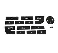 ZDDYUU Adesivo Copri Pulsanti Clima Auto per Fiat Grand Punto, Sovrapposizione in Vinile per Pannello Controllo AC Anti-Graffio e Resistente