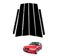 ZDDYUU Adesivo Montante B Auto per BMW 5 Series 2018-2022, Pellicola per Finestre Laterali Rivestimento Decorativo Nero Lucido AntiGraffio