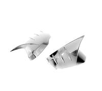 ZDDYUU Copertura Specchietto Laterale per CRV 2023, Tappi di Copertura dello Specchietto Retrovisore Laterale Copertura dello Specchio,Silver