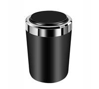 ZDDYUU Posacenere Auto per Cupra Formentor 2020-2024, Rimuovere con Coperchio Facile Pulire Portatile Piccola Pattumiera Autoestinguente Interni,Black