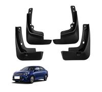 ZDDYUU Set Paraspruzzi Auto per Kia Pegas 2017-2023, Set Completo Anteriore e Posteriore Antispruzzo Impermeabile Protezione da Acqua