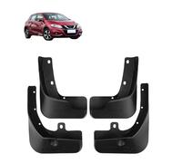ZDDYUU Set Paraspruzzi Auto per Nissan Tiida 2016-2025, Set Completo Anteriore e Posteriore Antispruzzo Impermeabile Protezione da Acqua