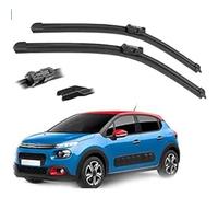 ZDDYUU Spazzole Tergicristallo Anteriore Auto 2 Pezzi per Citroen C3 MK3 2016-2022 26"+16", Parabrezza Ricambio Automatico Finestrini Pioggia Spazzole