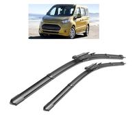 ZDDYUU Spazzole Tergicristallo Anteriore Auto 2 Pezzi per Ford Transit Connect 2014-2016 28"+28", Parabrezza Ricambio Automatico Finestrini Pioggia Spazzole