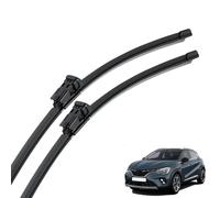 ZDDYUU Spazzole Tergicristallo Anteriore Auto 2 Pezzi per Renault Captur MK2 JB Je 2019-2023 28"+14", Parabrezza Ricambio Automatico Finestrini Pioggia Spazzole