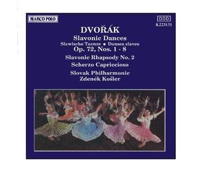 Zdenek Kosler DVORAK: Slavonic Dances, Op. 72 / Slavonic Rhapsody (CD)