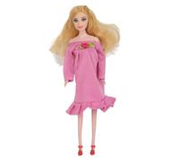 ZDETGU 11 In Gravidanza Mom Bambola Giocattolo Educativo per l'interazione dei Genitori e Gioco Fantasioso (PINK)