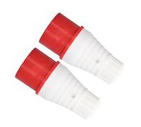 ZDETGU 2pcs Plug Industriale 5 Pin 32A IP44 Sostituzione Prese in Ottone 220 a 380 V 240 a 415V