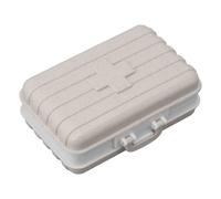 ZDETGU a 6 Sezioni Compatte con Progettazione dei Bagagli-custodia Portatile a Prova di Perdite per il Viaggio e l'uso Quotidiano (Beige)