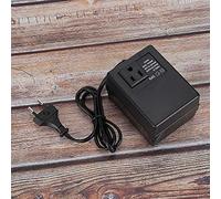 ZDETGU Adattatore di Alimentazione da 300 W, Convertitore da Viaggio con Plastica Resistente Al Calore, Design Compatto e Leggero, per la Conversione della Tensione di Viaggio (Spina europea)