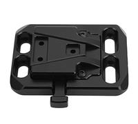 ZDETGU Adattatore per Piastra Batteria con Attacco a V Completamente in Metallo Base Batteria con Blocco a V Cavo CNC Compatibile con Batterie con Attacco a Lega di Alluminio Leggera per