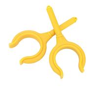 ZDETGU Blocco Remo per Barca e Supporto per Canna da Pesca Staffa di Grado Marino per Kayak Canoe Gommoni Accessorio per Moto d'acqua Confezione da 2 (YELLOW)