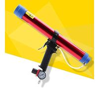 ZDETGU Calafataggio Pneumatico per Colla per Vetro Applicatore di Sigillante in Lega di Alluminio Design a Prova di Perdite per Progetti Edili, Solari e Automobilistici Cartuccia per