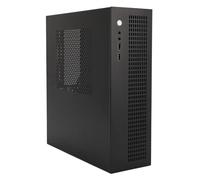 ZDETGU Case per PC MATX ITX con Porte USB 2.0 e Doppie Ventole di Raffreddamento per Rig da Gioco SSD HDD - Robusta Struttura in Acciaio, Flusso d'aria Ottimizzato, Design Compatto