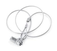 ZDETGU Cavo di Blocco per Laptop Blocco di Sicurezza per Computer Password Reimpostabile a 4 Cifre Cavo in Acciaio Antifurto con Corpo di Blocco in Lega per Docking Station Desktop