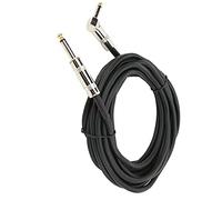 ZDETGU Cavo di Chitarra Angolare a Destra Verso il Cavo Amplificatore 6,35 Mm Dritti per il Palcoscenico Professionale Suonare 10 Piedi (20FT)