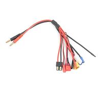 ZDETGU Cavo Multiplo 8 in 1 per Cavo Convertitore Batteria RC Compatibile con IMAX B6 e Vari Dispositivi Alimentati LiPo Soluzione di Ricarica Adatta Ai Viaggi per Hobbisti