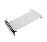 ZDETGU Cavo Riser PCIe 3.0 X16 Cavo di Prolunga GPU Flessibile Ad Alta velocità con Doppio Connettore Inverso 60 Cm/23,6 Pollici (40 cm)