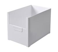 ZDETGU Contenitori Portaoggetti Impilabili in Plastica con Design a Cassetto - Contenitore Frontale Aperto per , Bagno e Ufficio - Contenitore Multifunzionale Salvaspazio - e Facile da Installare