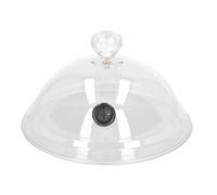 ZDETGU Copertura Acrilica per Copri Fumatore, Set | Cupola trasparente per molecolare, espositore per cocktail e dessert, utensile da con coperchio