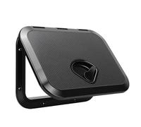 ZDETGU Copertura per Boccaporto per Barche Coperchio per Boccaporto Marino Impermeabile per Carichi Pesanti con Superficie Antiscivolo e Guarnizione in Gomma per Barche a Vela Yacht (Black)
