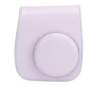 ZDETGU Custodia per Fotocamera in Pelle PU per Mini 12, Borsa Protettiva con Tracolla Regolabile e Album da 64, Include 10 Cornici Sospese e 4 Filtri Colorati (PURPLE)