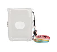 ZDETGU Custodia Protettiva Trasparente per Mini Link 2, Copertura Rigida per Fotocamera in Cristallo Trasparente con Tracolla Regolabile, Mostra la Bellezza Originale